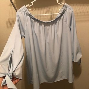 Strapless dress shirt